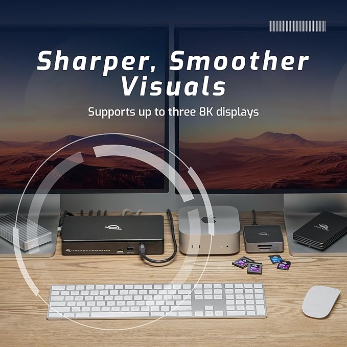 OWC Thunderbolt 5 Dual 10GbE Network Dock