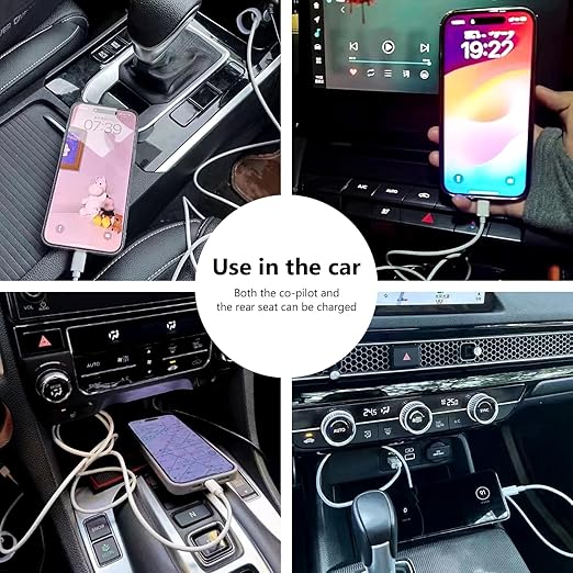 15 Car Charger USB A to USB C Carplay Cable for iPhone 16e 16 17 Air 15,16 15 Pro/Pro Max/Plus, AirPods 4, iPad Pro 12.9 11 inch, iPad Air 5th 4th Generation,MacBook Air/Pro,iPad Mini 6 Charging Cord