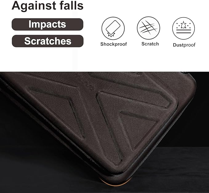 MOSISO Hard Shell Laptop Case for Men Women,17 inch Computer Bag Compatible with MacBook, HP, Dell, Lenovo, Asus, Notebook,17.3 inch Laptop Bag with Front Pocket & Shoulder Strap, Chestnut Brown