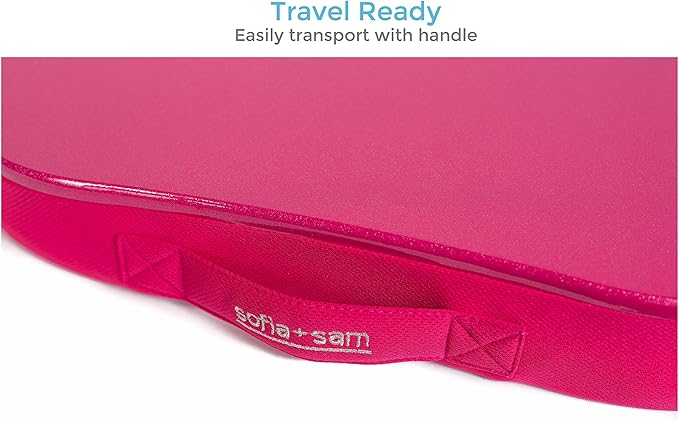 Sofia + Sam Mini Memory Foam Lap Desk Color: Pink