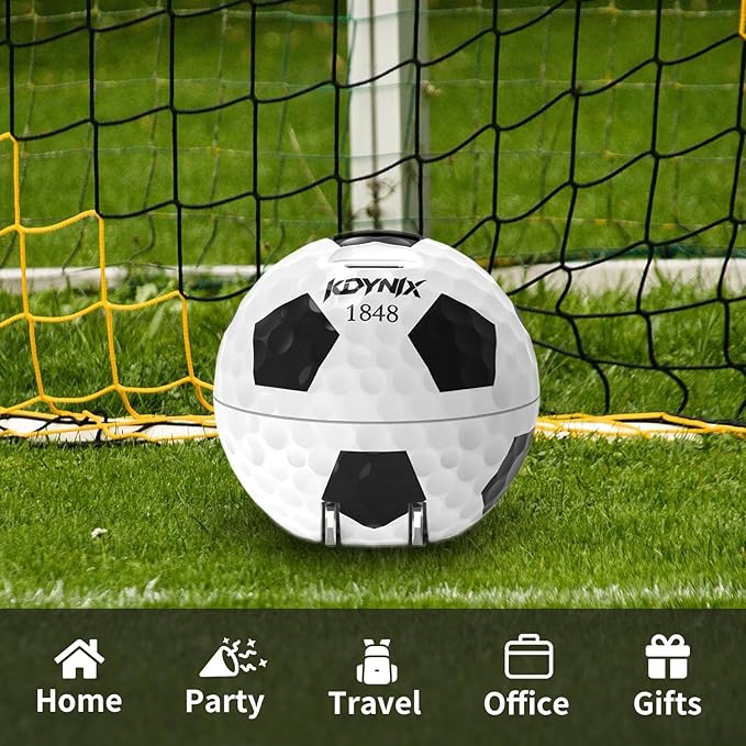 20W Dual Port Creative Golf Ball Charger Block， GaN III Power Adapter Fast Wall Charger with UL Certified, Fast Charging for iPhone 16/16 Pro/16 Pro Max/16 Plus/15/14/13/12, Galaxy, iPad, Airpods