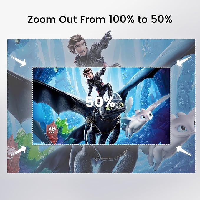 Projector with WiFi and Bluetooth - Mini Projector Short Throw[145°Adjustable-Stand & Electric Focus & Auto Keystone 50% Zoom] PUTRIMS Portable 1080P Home Outdoor Movie Proyector for TV Stick/Phone