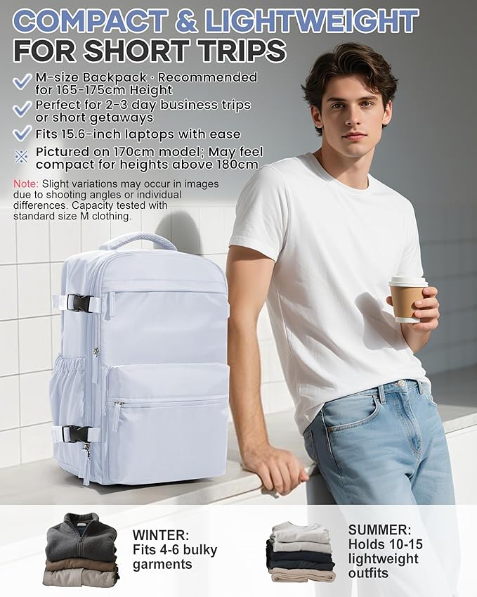 Vacuum Travel Backpack with Pump for Women,Personal Item Carry on Backpacks Flight Approved 18x14x8 inches for Men,Laptop Waterproof Work Compression bags Casual Daypack Grey