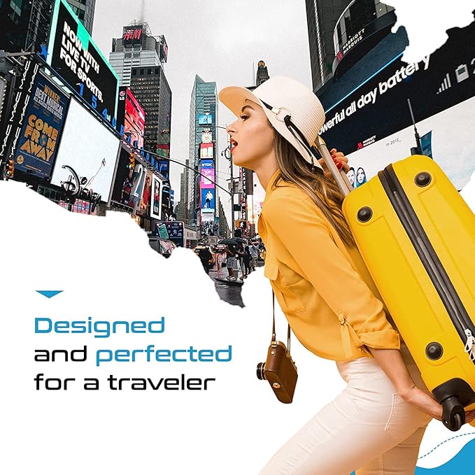 Ceptics Adapter Plug Set for World Wide International Travel Use - Grounded Safe - Works with Cell Phones, Chargers, Batteries, Camera, and More