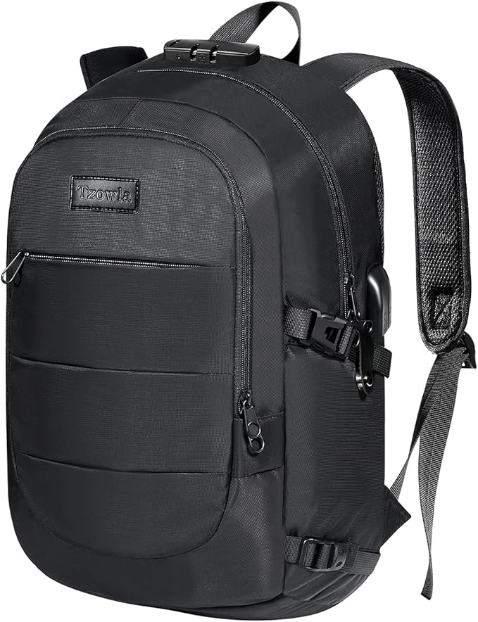 Tzowla 35 Liter Anti Theft with USB Charging Port Laptop Backpack