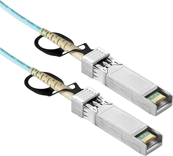 10G SFP+ AOC Cables SFP+ to SFP+ Active Optical Fiber Cable Compatible with Arista AOC-S-S-10G-50M,50m(164ft)