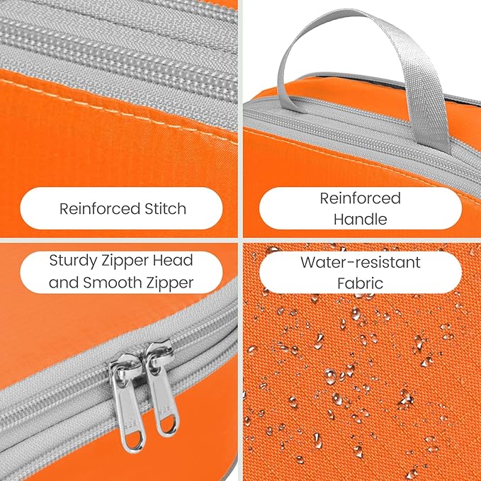 Cambond Compression Packing Cubes for Travel Women - Travel Bags Luggage Organizers Travel Essentials Compression Cubes for Travel Carry on Suitcases Organizer