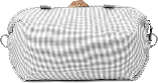 Peak Design Shoe Pouch, Raw, Ultralight Travel Organizer Bag for Shoes or Other Items, Weatherproof Shell, Packs into Itself, Fits 1–2 Pairs of Shoes, Works with Peak Design Travel Bags