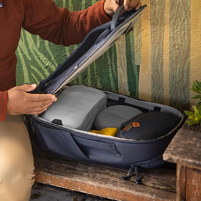 Peak Design Packing Cube, Raw, Weatherproof Luggage Cube with Dual Compartment Organization, Expansion and Compression, Zipper Opening, Travel Organizer for Men and Women, Size S