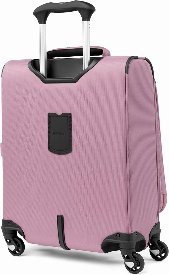 Travelpro Maxlite 5 Softside Expandable Carry on Luggage with 4 Spinner Wheels, Lightweight Suitcase, Men and Women, International, Orchid Pink Purple, Carry on 19-Inch