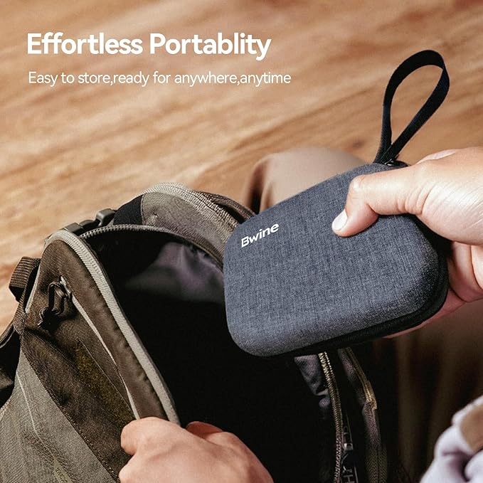 Bwine 65W USB C Charger,3-Port Fast Charging Blocks, Universal Travel Adapter Kit,Compatible with iPhone17/Pro,Galaxy S24,Note 20/10+,iPad and More(4ft USB-C Cable,UK/EU Conversion Plug Includes)