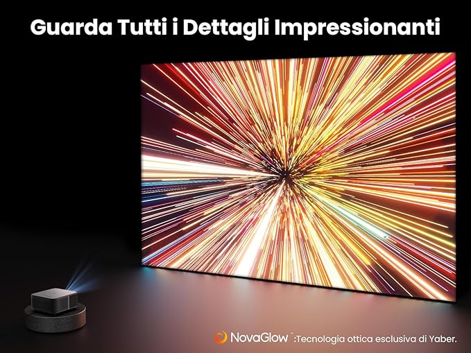 Yaber K3 Pro Projector with Subwoofer set Smart Projector with Google TV, 30W Speaker Sound by JBL, Dolby Audio, Home/Outdoor Movie Projector with WiFi6 and Bluetooth, Netflix 7000+app