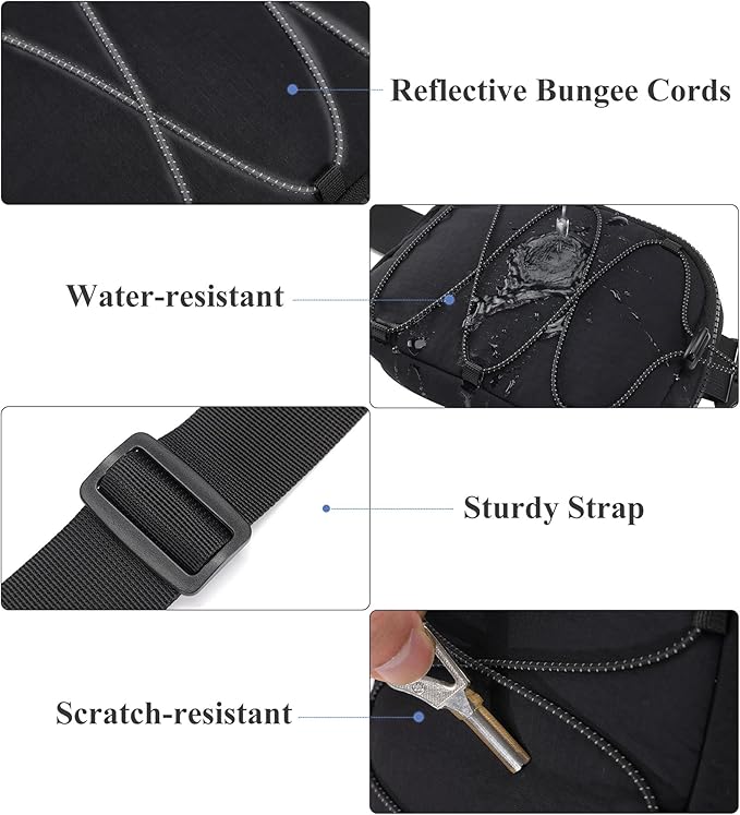 MAXTOP Small Crossbody Bags for Women Belt Bag Fanny Pack with Adjustable Strap