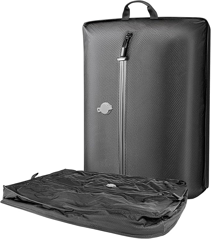 Luvan Travel Vacuum Bags for Luggage, Reusable Space Saver 33L Compression Clothing Packing Storage Organizer Cube for Carry On Suitcases and Backpack, IP67 Waterproof (1PC No Pump)