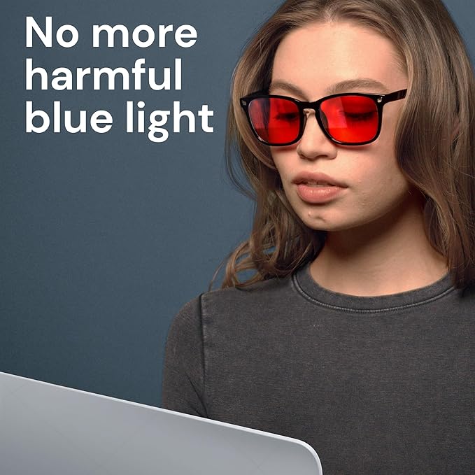Gaoye Blue Light Glasses for Computer & Gaming - Anti UV Ray Lenses, Scratch-Resistant & Comfort Fit