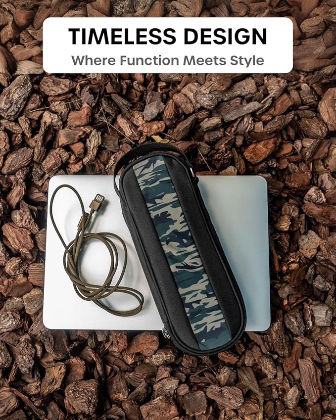 SIDE BY SIDE Electronics Organizer Travel Case for Cables, Charger, Power Bank – Tech Bag for MacBook Accessories, Adapter – Slim Cord Organizer Bag with Gift Box for Travel & Daily Use