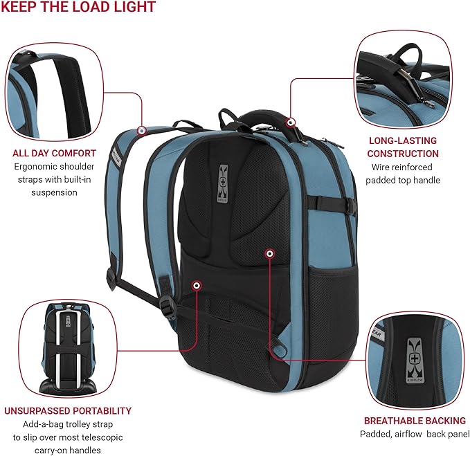 The Travel Tech Pro ScanSmart Laptop Backpack