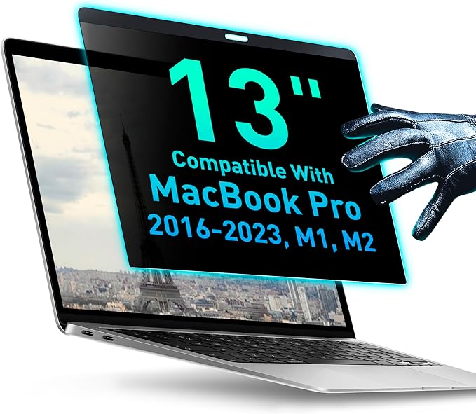 Magnetic Privacy Screen Compatible with MacBook Air 13" 2018, 2019, 2020, 2021, M1 Anti-Blue Light Laptop Screen Protector Filter Blue Light Blocking Filter