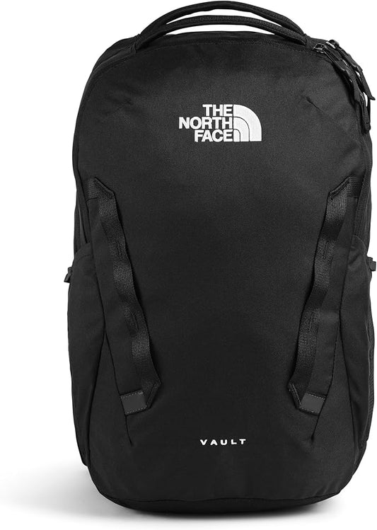 THE NORTH FACE Vault Everyday Laptop Backpack | Commuter Travel Bag with Water-Repellent Finish, Spacious Main Compartment, TNF Black, OS