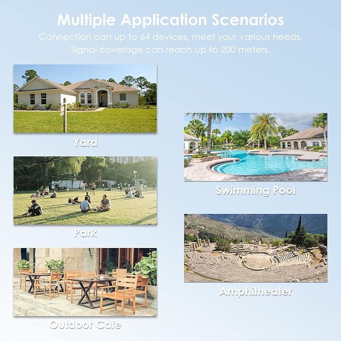 WAVLINK 2025 AC1200 Outdoor WiFi Extender, Long Range Dual Band WiFi Signal Booster Weatherproof with PoE Powered, Gigabit Port, Supports Router/AP/Repeater Modes for Garage,Camping/RV