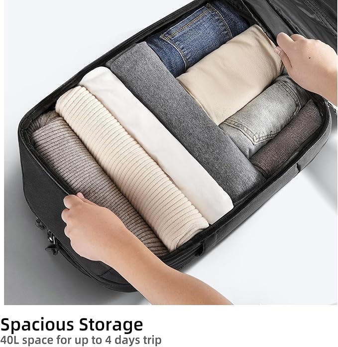 GHERSON Travel Laptop Backpack, TSA Friendly Flight Approved Carry-on Luggage,Water-resistant Lightweight Business Rucksack，Durable Large Weekender Bag Daypack Fits 17.3 Inch Laptop