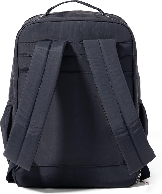 Baggallini Everyday Laptop Backpack - 11x15.5 Lightweight Water-Repellent Nylon Travel Bag w/Padded Laptop Sleeve & RFID