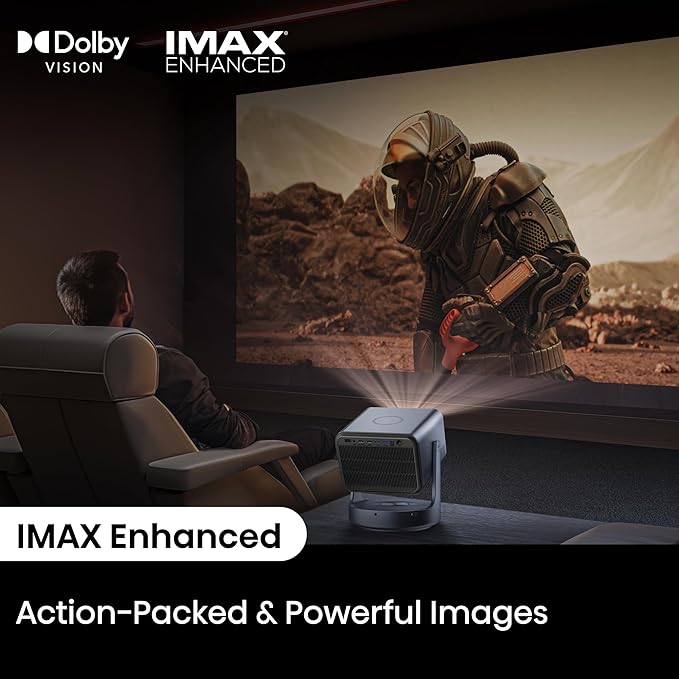 Hisense C2 Ultra, Triple Laser Smart Portable Projector, 4K UHD, 3,000 Lumens, 65” – 300”, Dolby Vision, IMAX Enhanced, Sound by JBL, Netflix Included, Designed for Xbox, Optical Zoom