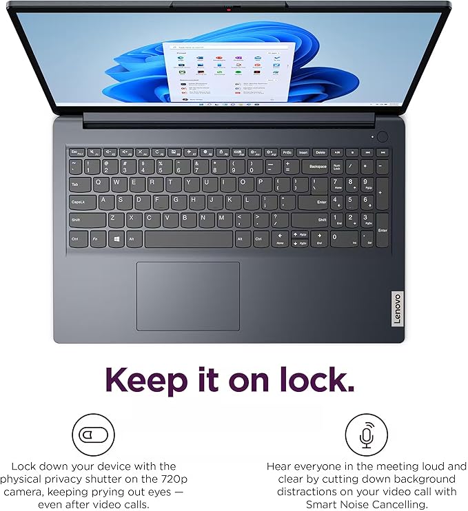 Lenovo IdeaPad 15.6” Flagship Touchscreen Laptop 2025, 10-Core Intel i5, Lifetime Office 2024, Copilot AI, 40GB RAM, 1.5TB Storage (1TB SSD + 500GB Ext), HubxcelAccessory, Long Battery, Win 11 Pro