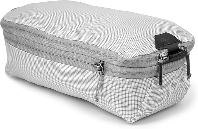Peak Design Packing Cube, Raw, Weatherproof Luggage Cube with Dual Compartment Organization, Expansion and Compression, Zipper Opening, Travel Organizer for Men and Women, Size S