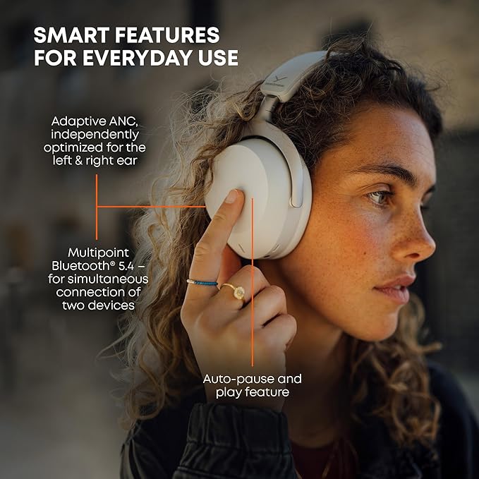 beyerdynamic AVENTHO 300 Wireless Over-Ear Headphones with ANC, Dolby Atmos and Head Tracking (Black)