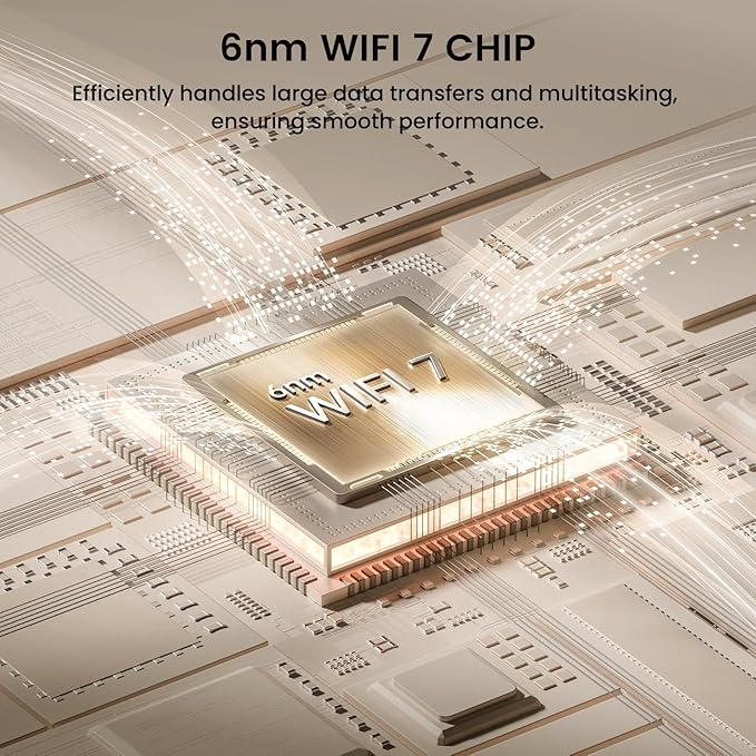 Tenda BE3600 Dual Band WiFi 7 Mesh WiFi System - 3*Full Gigabit Ports, Supports 160+ Devices, VPN, MLO, 4K QAM, Seamless Roaming, Internet Backhaul - ME3 Pro (3-Pack)