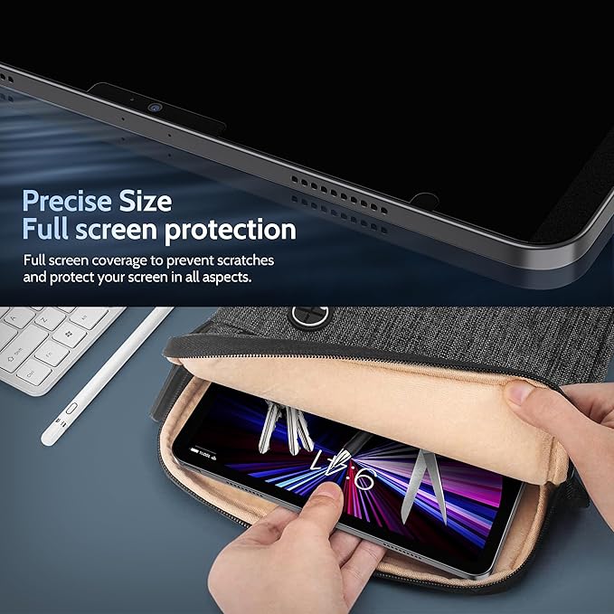 4 Way Magnetic Privacy Screen Protector for iPad Air 5th 4th 10.9" & iPad Pro 11(2018-2022), Removable 360 Spy Private Filter, Anti Blue Light Glare Bubble-Free Black Security Protector