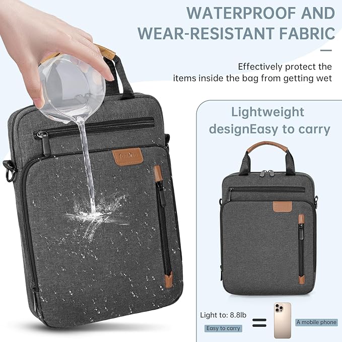 Tablet Sleeve Bag,Padded Protective Travel Carrying Case for iPad Pro M4 11", iPad Air M2 5/4th 10.9", Air 3th 10.5", iPad 10th 10.9", 9/8/7th 10.2