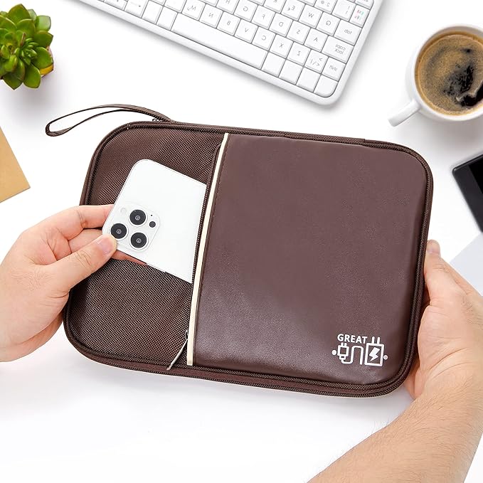 SELLYFELLY Electronics Organizer Travel Cord Organizer Case Compact Electronics Accessories Bag for Cable, Cord, Charger, Phone, Hard Drive
