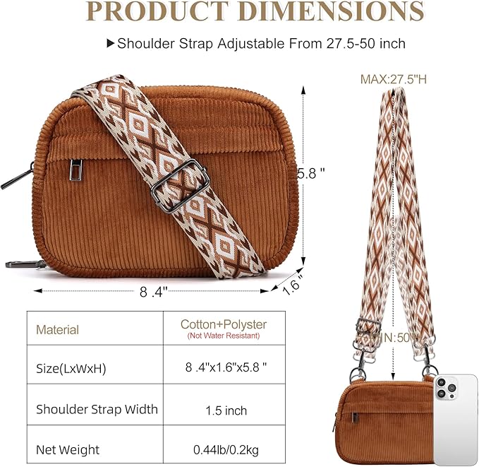 MAXTOP Small Crossbody Bags for Women Belt Bag Fanny Pack with Adjustable Strap