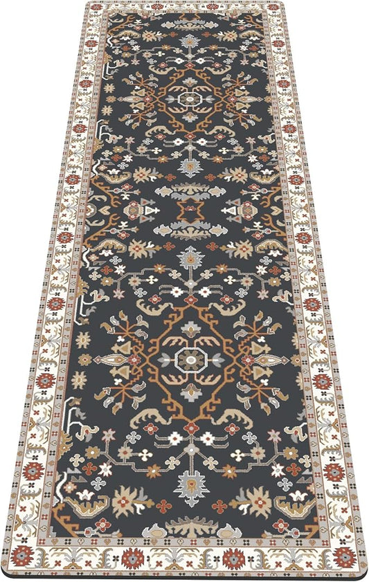 nuveti Yoga Mat Print Extra Thick TPE Non Slip Fitness Exercise Mat with Carrying Bag,72"x24" Extra Thick 6MM Exercise & Workout Mat for Yoga, Pilates Fitness and Floor Exercises