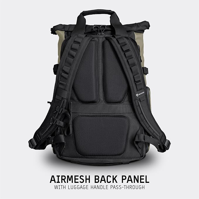 WANDRD PRVKE 31L, V3 Backpack: Weather-Resistant Travel & Camera Backpack with Laptop Sleeve, Quick Side Access, Clamshell Opening – Ideal Photography & Travel Bag (Yuma Tan)