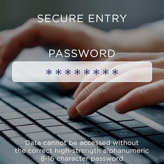 Integral 16GB Crypto-140-2 256-Bit Hardware Encrypted 3.0 USB Secure Flash Memory Drive - Certified to FIPS 140-2 Level 3, Brute-Force Password Protection & Rugged Triple-Layer Waterproof Design