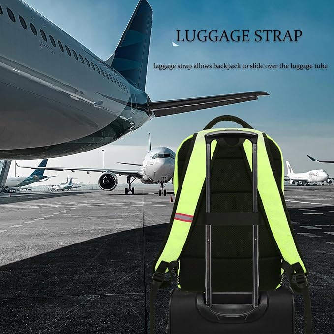 Laptop Backpack for Men, Large Anti-Theft Business Travel Backpack with USB Charging Port, Water Resistant College School Computer Bag for Men/Women for 17 Inch Laptop and Notebook