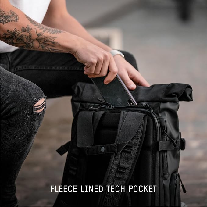 WANDRD PRVKE 21L, V3 Backpack: Weather-Resistant Travel & Camera Backpack with Laptop Sleeve, Quick Side Access, Clamshell Opening – Ideal Photography & Travel Bag (Sedona Orange)