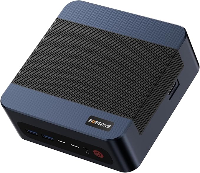 BOSGAME M4 Oculink Mini PC, AMD Ryzen 7 8745HS Desktop Computers, 32GB DDR5, 1TB SSD, Radeon 780M for Game, Wi-Fi 6, BT 5.2, Dual 2.5GbE LAN, USB 4