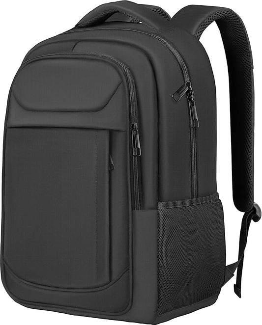 Travel Laptop Backpack, Travel Backpack For Women, Business Anti Theft Slim Sturdy Laptops Backpack, 15.6” Water Resistant College School Computer Bag Gift for Men & Women, Black