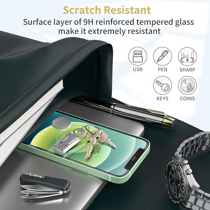 UNBREAKcable 3-Pack Screen Protector for iPhone 12 mini, Double Shatterproof Tempered Glass [Easy Installation] [9H Hardness] [99.99% HD Clear] [Case Friendly] for iPhone 5.4 inch