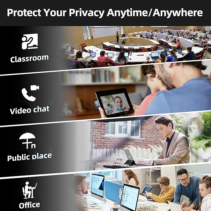 Magnetic Privacy Screen Protector Compatible with iPad Air 5th 4th 10.9" & iPad Pro 11(2018-2022), Removable Anti Glare Blue Light Bubble-Free Black Security Protector Private Filter