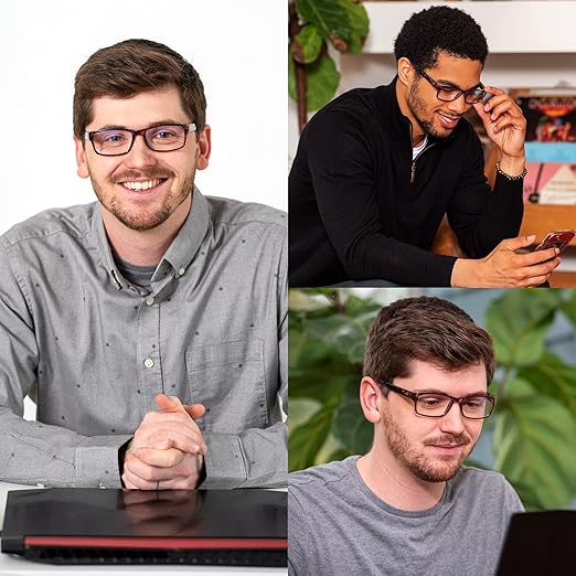 Readerest 3.5 Blue Light Reading Glasses - Lightweight Computer Glasses - Eye Strain, UV Glare Protection (Tortoise)