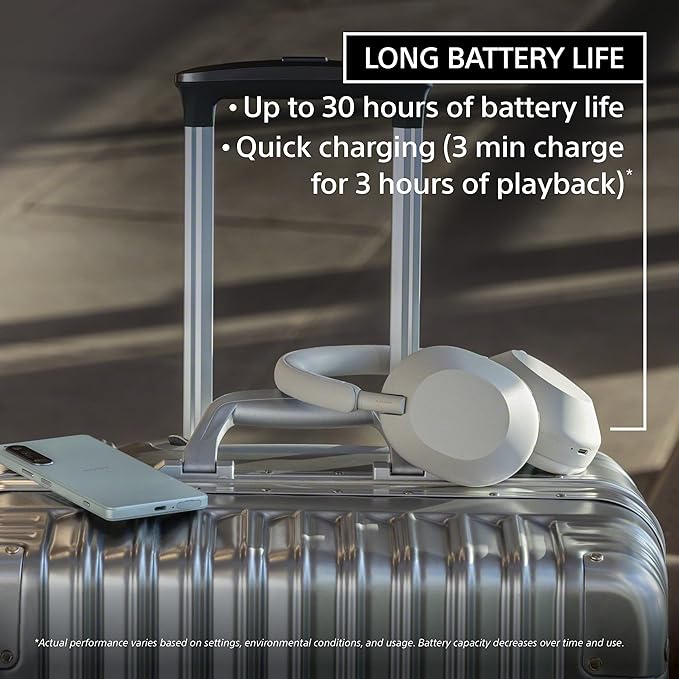 Sony WH-1000XM5 Premium Noise Canceling Headphones, Auto NC Optimizer, 30-Hour Battery, Alexa Voice Control, Black