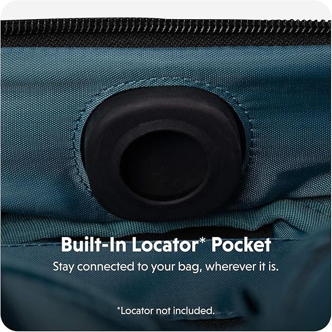 HyperPack 22L Slim Laptop Backpack — 1200D PET Abrasion & Water Resistant Backpack — Anti Theft Backpack w/Charging System, Tracker Pocket, Triple Padded Back (Fits up to 16” Laptop)