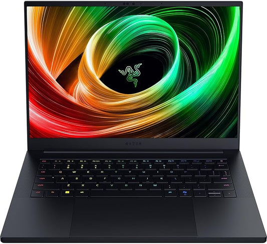 Razer Blade 14 (2025) Gaming Laptop: NVIDIA GeForce RTX 5070 - AMD Ryzen AI 9 365 CPU - 3K 120Hz OLED Display - 32GB LPDDR5X RAM - 1TB SSD - Thin & Lightweight - Chroma RGB - Windows - Black
