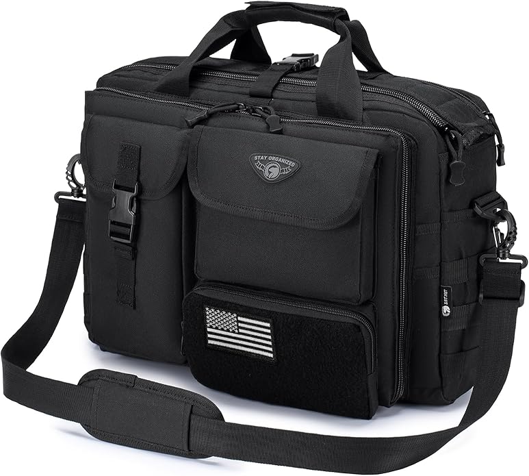 Stypos Tactical Messenger Bag Briefcase for Man Military Laptop Bag 14 Inch/15.6 Inch /17.3 Inch Messenger Shoulder Work Bag
