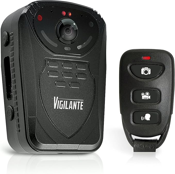 Pyle Updated Wireless Camera, Compact Security Wireless Cams, Audio Video Recording, Night Vision, Rechargeable Batteries, Memory 16GB LCD Display, Splash Proof Water Resistant, Police Camera